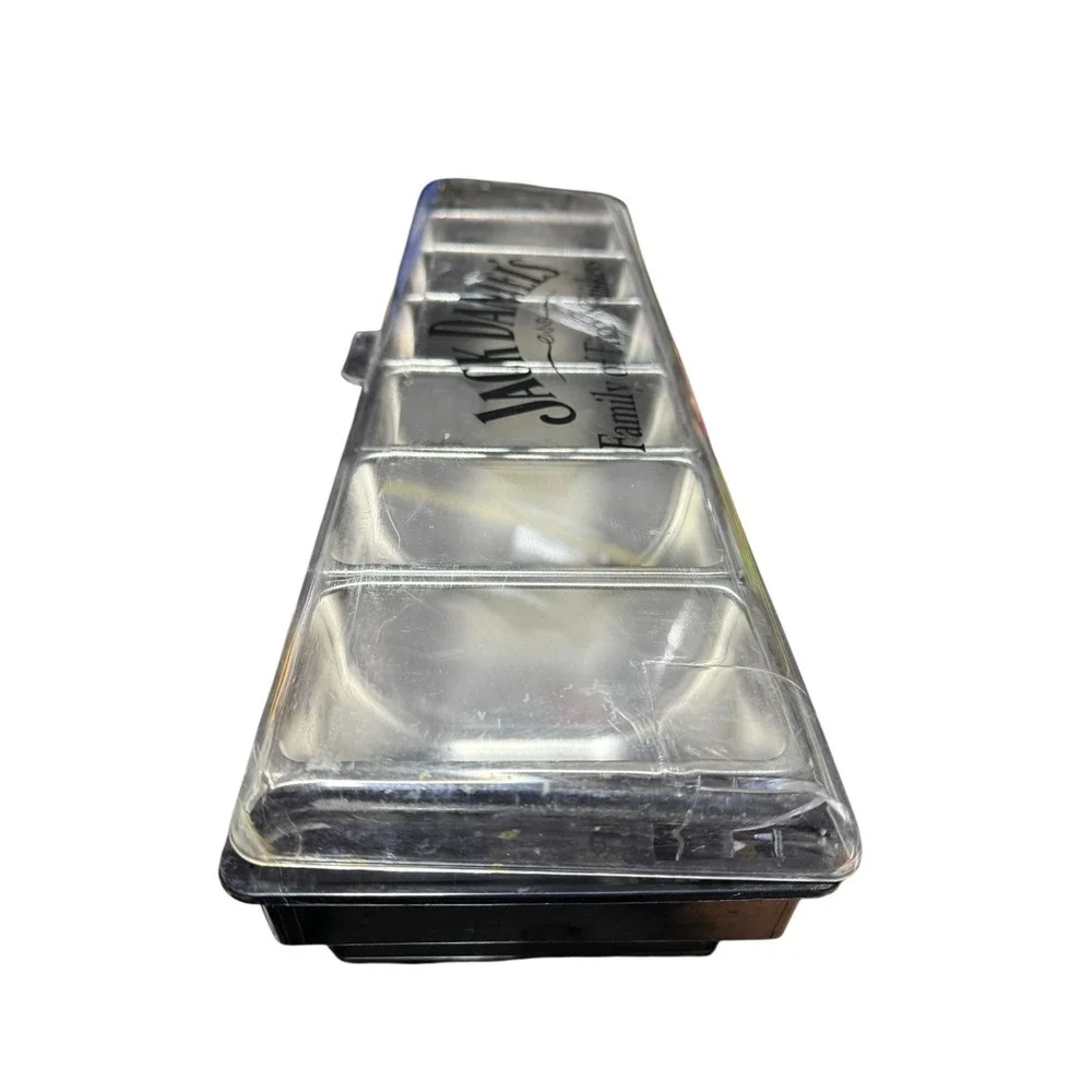 Jack Daniel's Whiskey Bar Set Condiment Tray Tabletop Storage